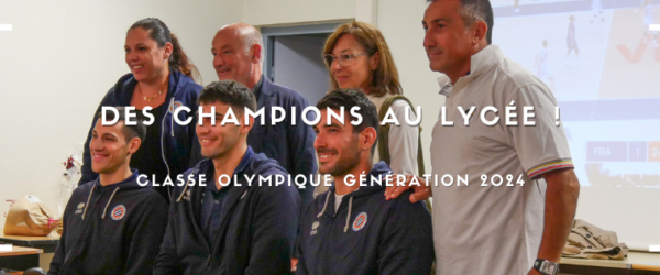 Rencontre olympique au lycée pour finaliser la labellisation « Classes Olympique génération 2024 »