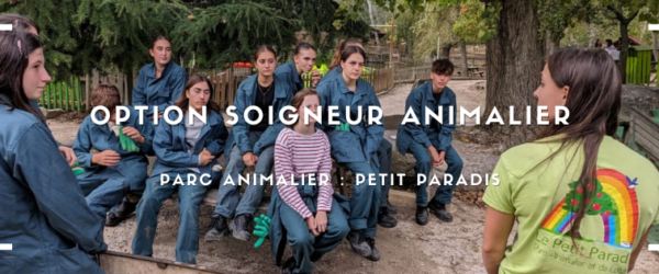 L’enseignement facultatif « initiation au métier de soigneur animalier » a démarré !