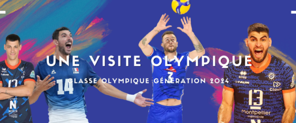 Une visite olympique au lycée …